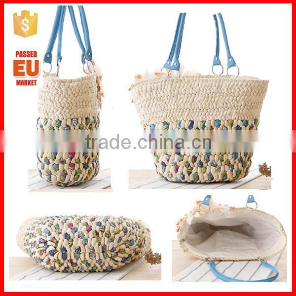 Wholesale shoulder straw bag&straw summer bag
