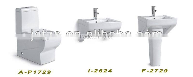 3624 Modern square hanging flush toilet