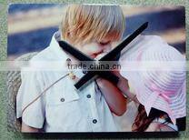 sublimation antique wood wall clock face custom size