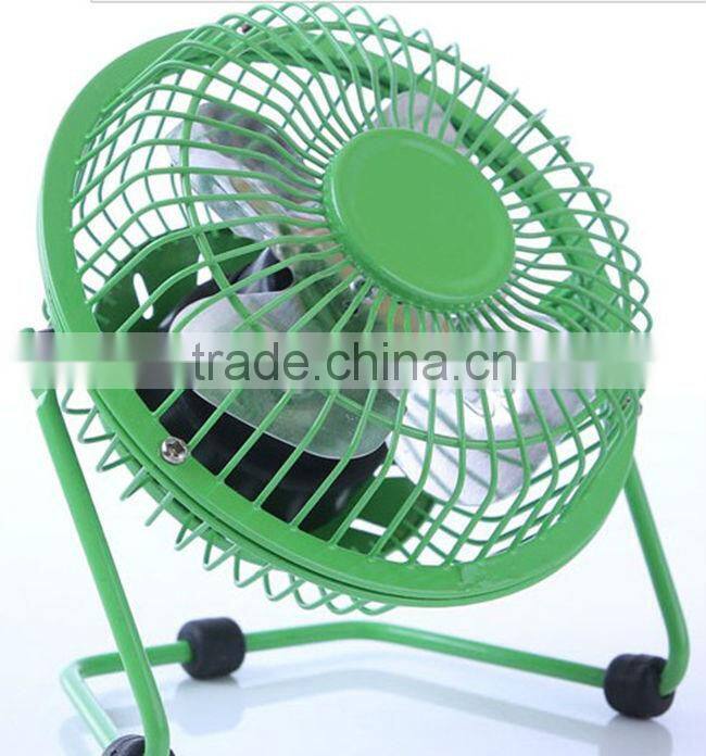 New Arrival Computer Fan For Sale Mini Ideal Home Bedroom Office Tabletop Fan Super Mute PC Computer Laptop Metal USB Cooler