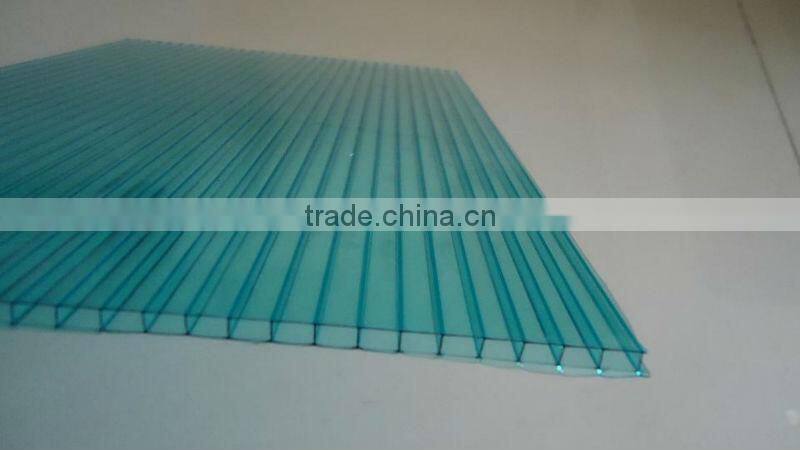 Twin-wall Transparent Polycarbonate hollow plate