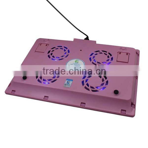 4 fans Laptop cooling pad