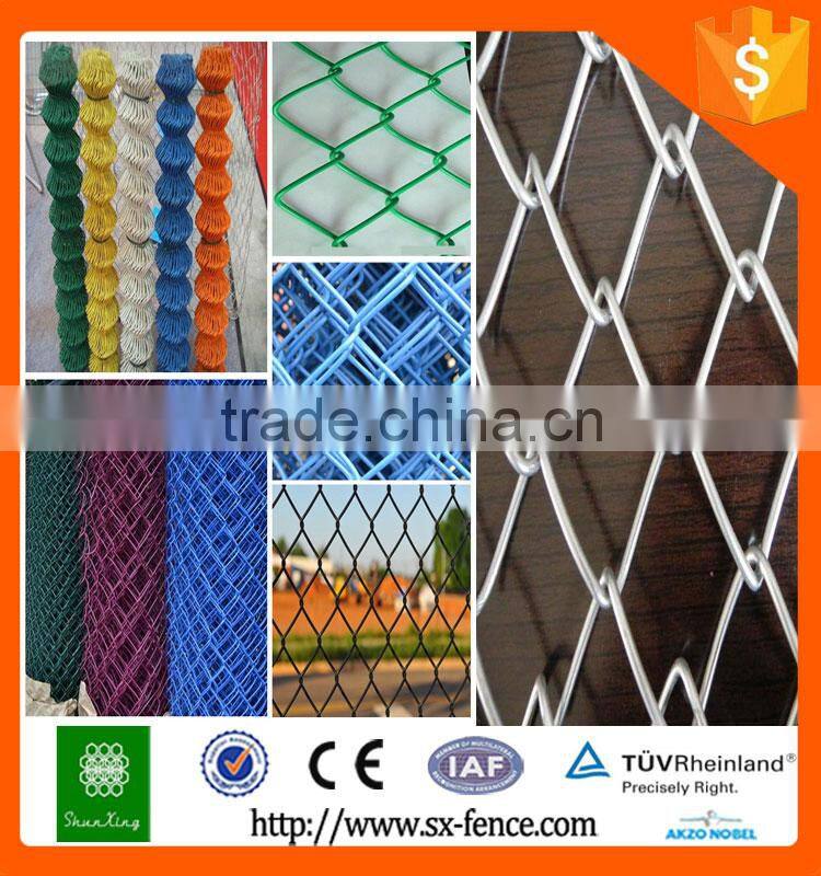 Alibaba Hot dipped galvanized wire chain link fence for hot sale!!!