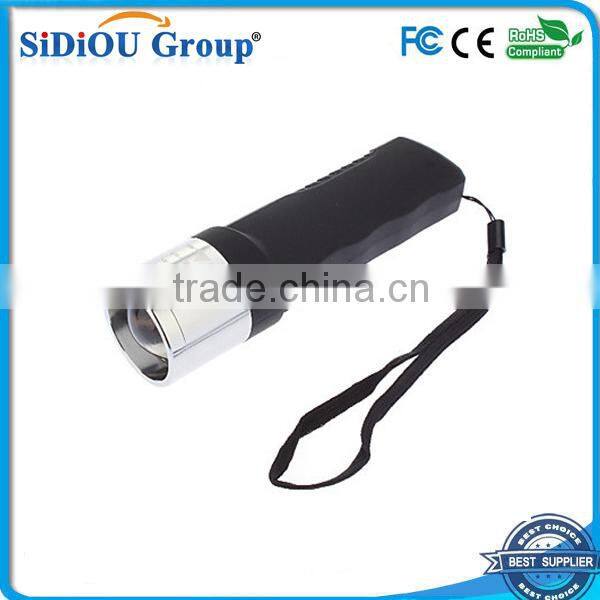 crank dynamo led rechargeable flashlight