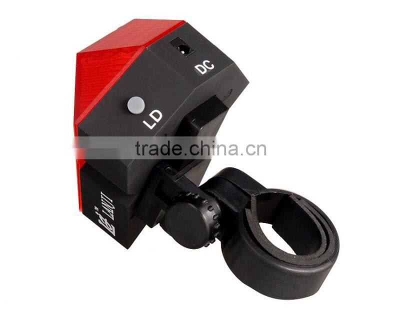 2-in-1 3-Mode 8-LED Bicycle Laser Tail Light