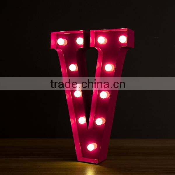 LED advertising letter light box, Electronic marquee metal letters