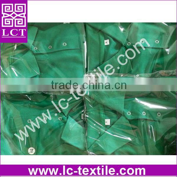 supply election campaign 65%poyester/35%cotton TC fabric long sleeve uniform shirt features customized logo embroidery(LCTN1534)