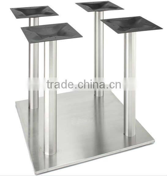Stainless Steel Square Metal Table Base