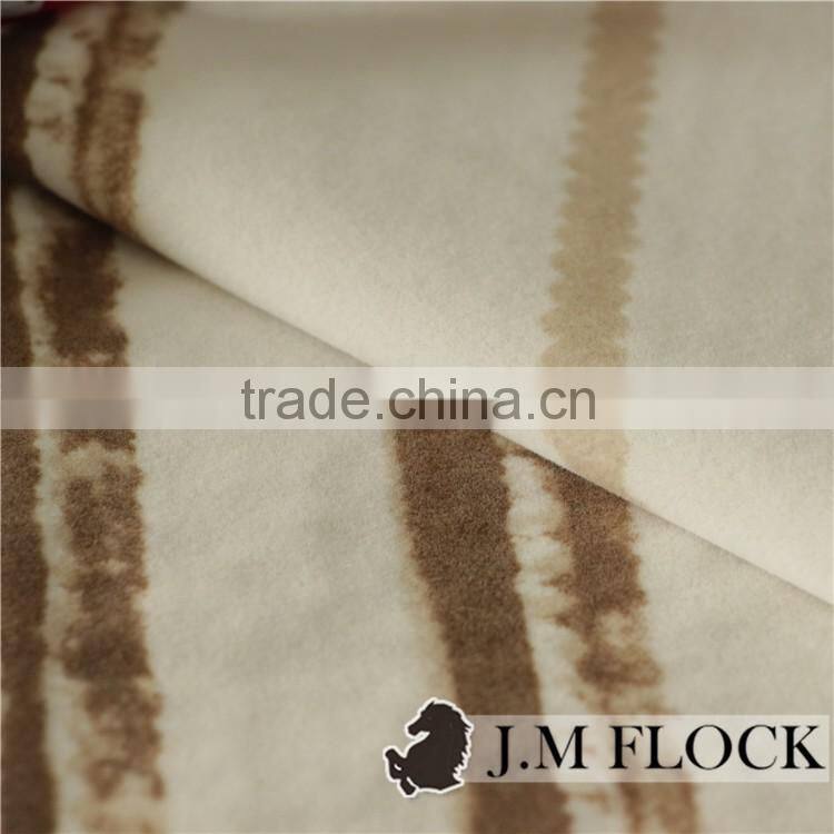 Printing China stock lot design flocked non-woven fabric