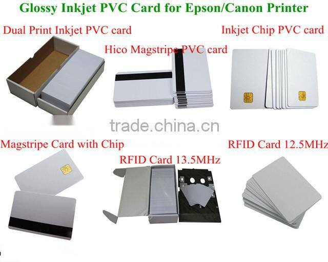 Professional OEM Customized Printing inkjet PVC Card/inkjet chip card