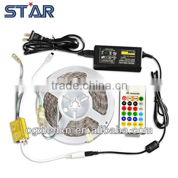 RGB Flexible LED Tape Light SMD5050 12V 60led/m 14.4w/m IP65 for outdoor decotation