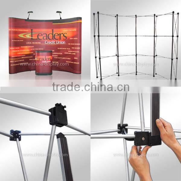 10feet exhibition booth display stand with podium case