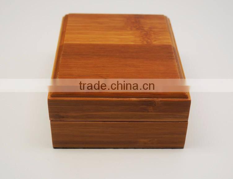 Luxury high quality wooden jewelry box with logo printed