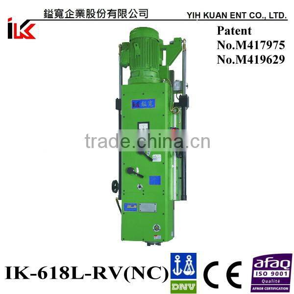 milling and cutting metal workpiece (IK-618L-RV(NC)) vertical milling head