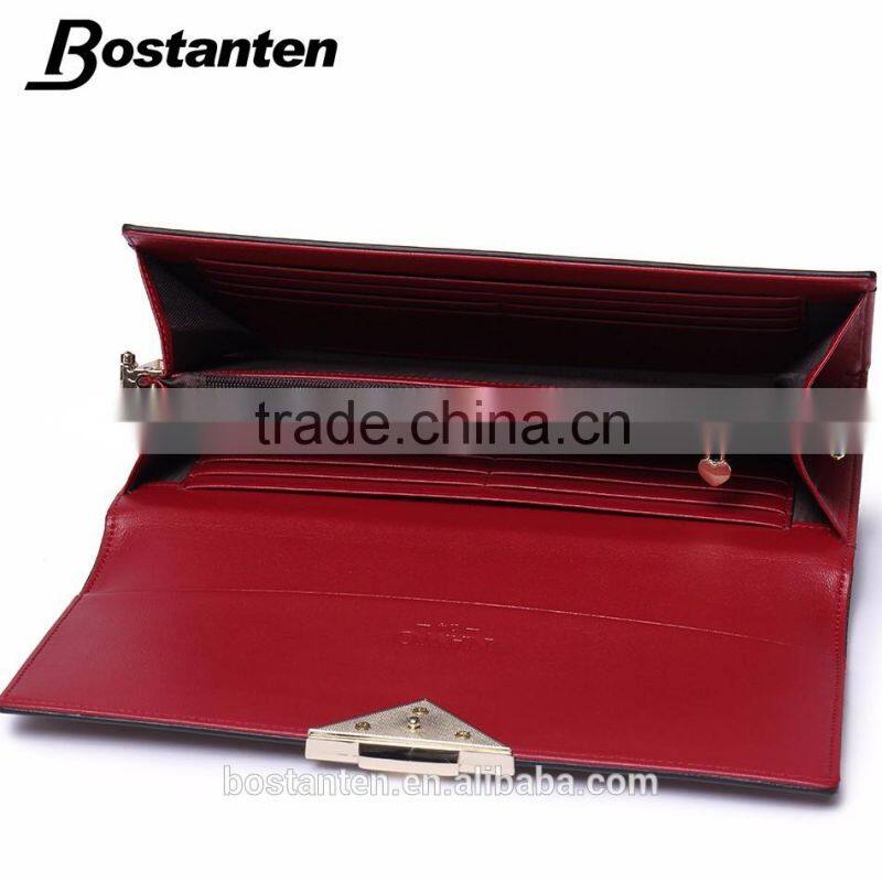 luxury brand woman wallet genuine leather hand purse for sale