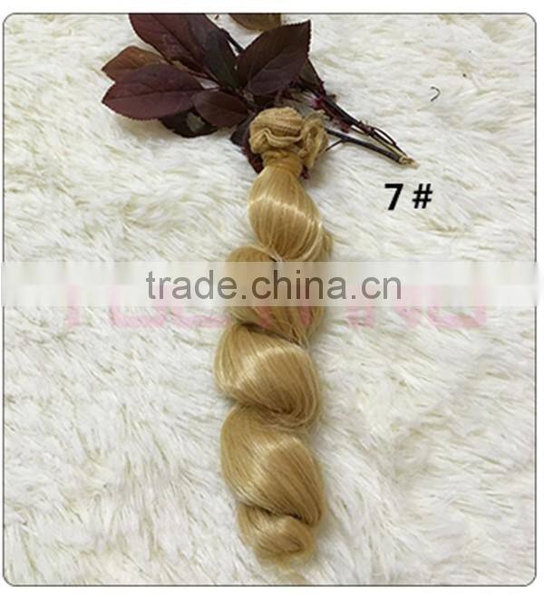 Hotsale Natural Brown Curly Hair Weave for Braiding