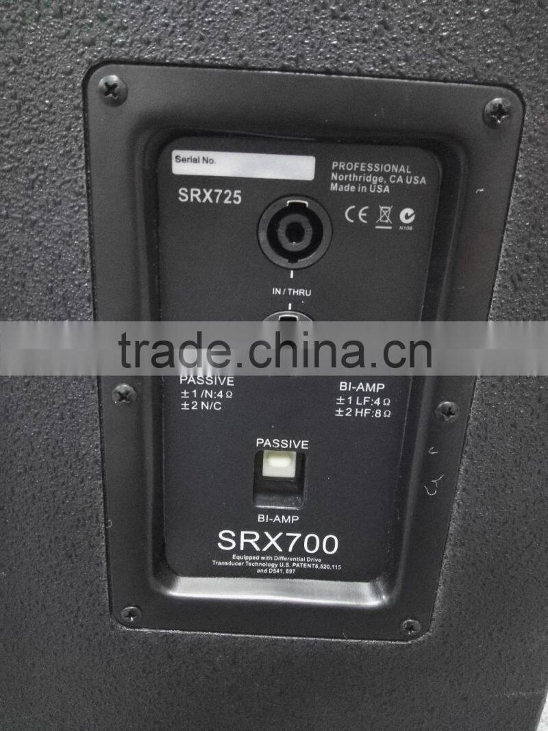 SRX-725P powavesound portable live sound speaker SRX 700 series dual 15 inch amplifier speaker portable