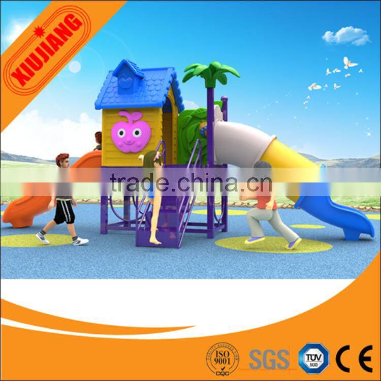 Kids outdoor theme play park, outdoor playground equipment