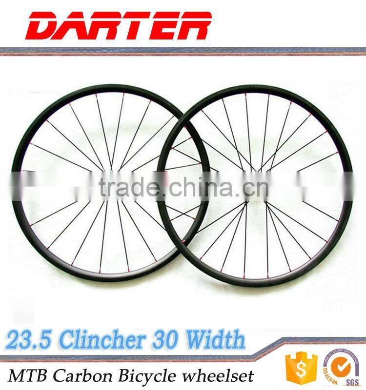 Strict process 28/32h professional OEM road clincher wheelset