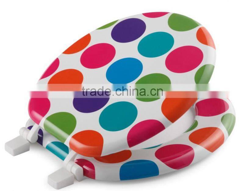 HY-D04WS-1501 colored round factory price toilet seat cover