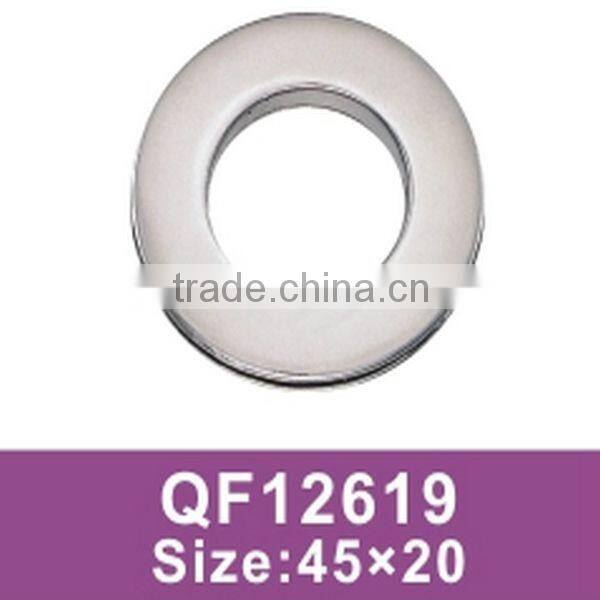 QF12619 silver high quality metal eyelet for bag or shoes