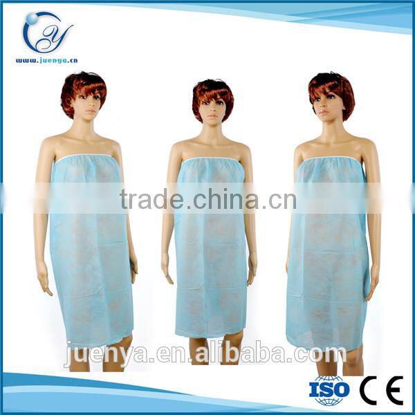 Popular tanning waxing spa use disposable bathrobe gown factory supply