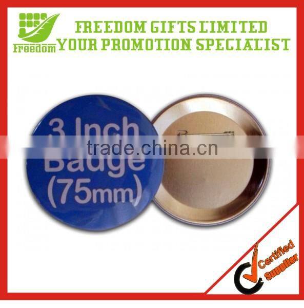 Cheap Wholesale Customzied Logo Printed Tin Badge Button