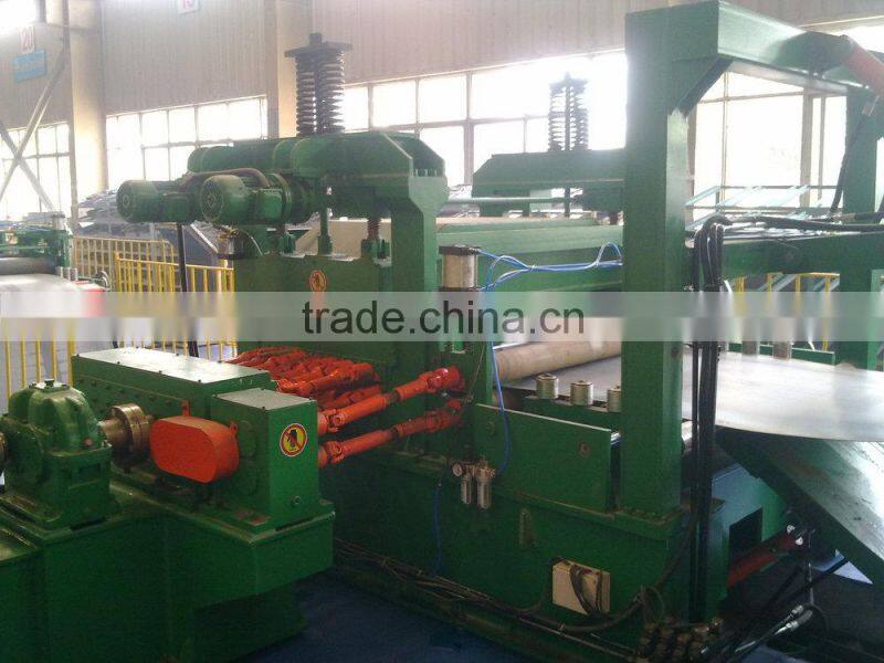 plate decoiling flattening shearing machine