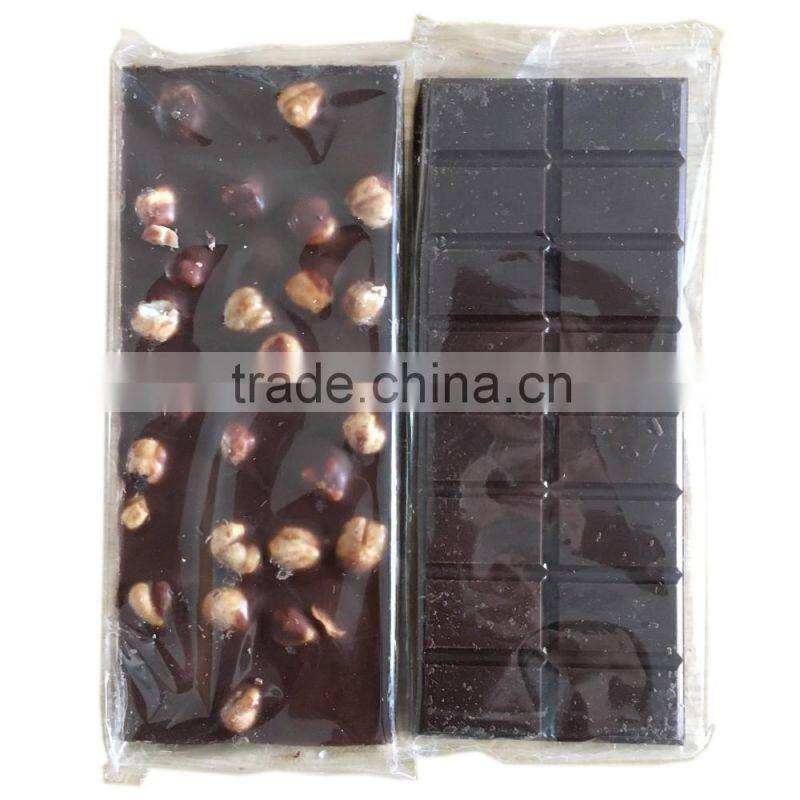 Black Dark Bar Chocolate / 100g Chocolate Bar