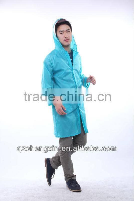 waterproof adult PVC raincoat