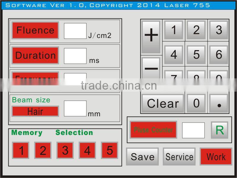 Beijing Quartuslaser new design alexandrite laser 755nm hair removal device