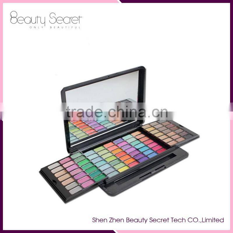 Professional 84 color make up cosmetics eyeshadow with mirror