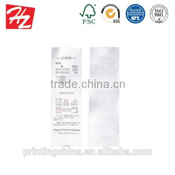 Garment use hang tag with plastic tags with great price