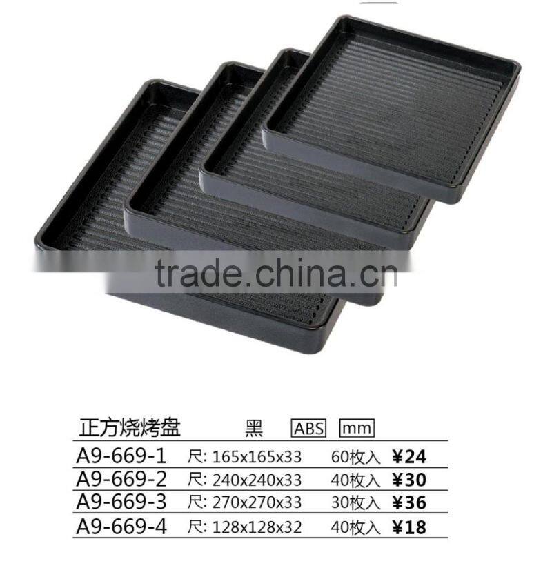 plastic barbecue tray