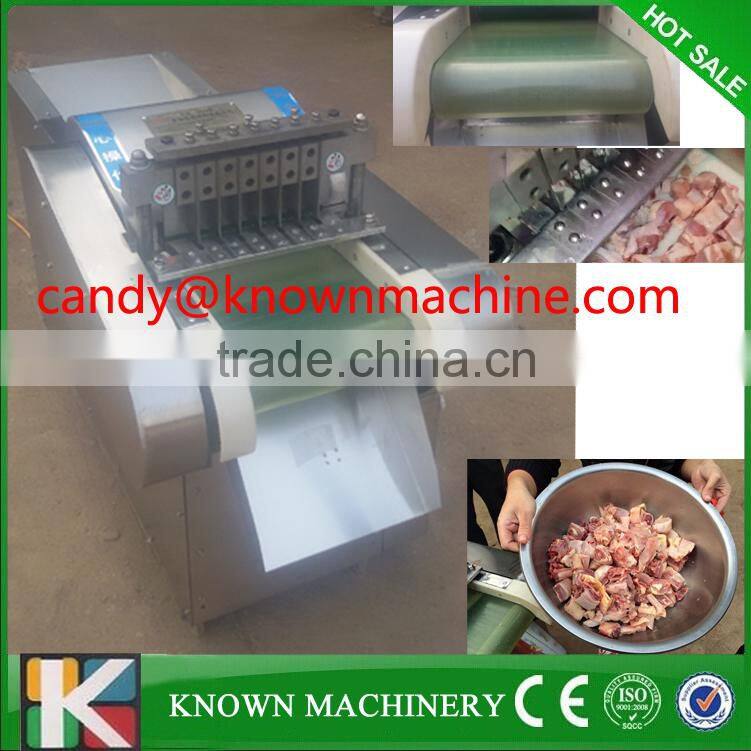 chicken meat cube cutting machine / frozen meat cutter