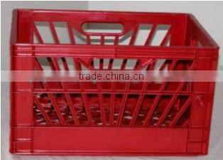 Black Color 2 Liter Plastic Recyclable Bottle Crate for Sale