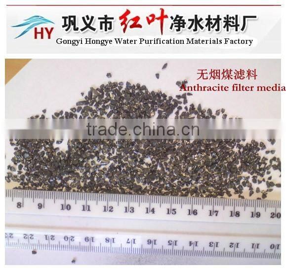 Granular bulk anthracite filter media for sewage water treatment industry