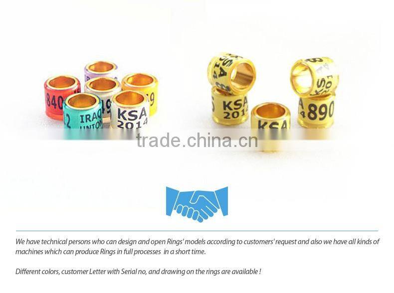 pigeon ring factory geshifeng factory plastic ring for bird tag made in China