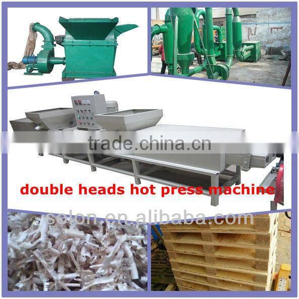 CE Approved Factory Directly Sale Automatic compressed wooden block moulding making machine