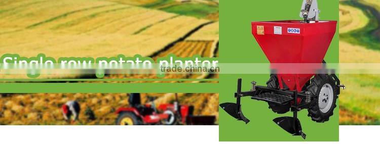 20-35HP tractor dragged two row garlic planter machine