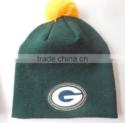 knitted football caps men's sport beanie