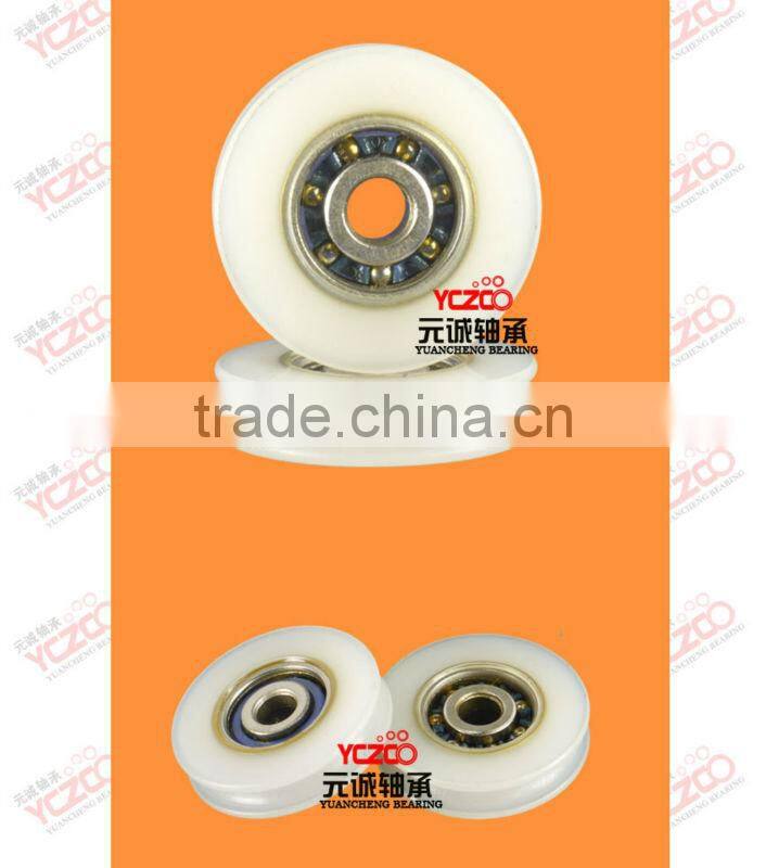 aluminum sliding window roller bearing,plastic bearing pulley