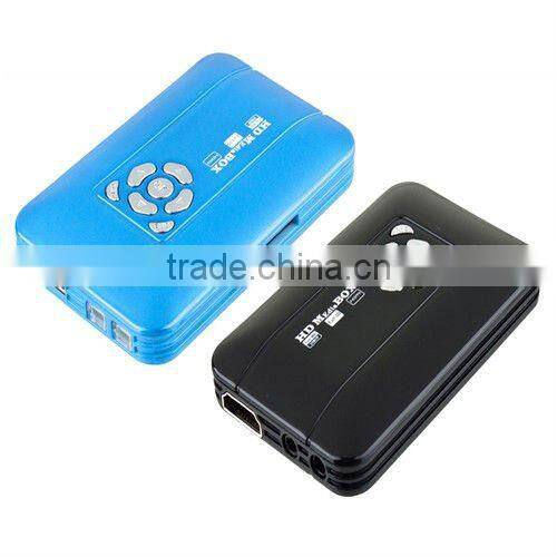 1080P Full HD USB HDMI SD/MMC 3D TV Movie Media Player Box + Remote Controller