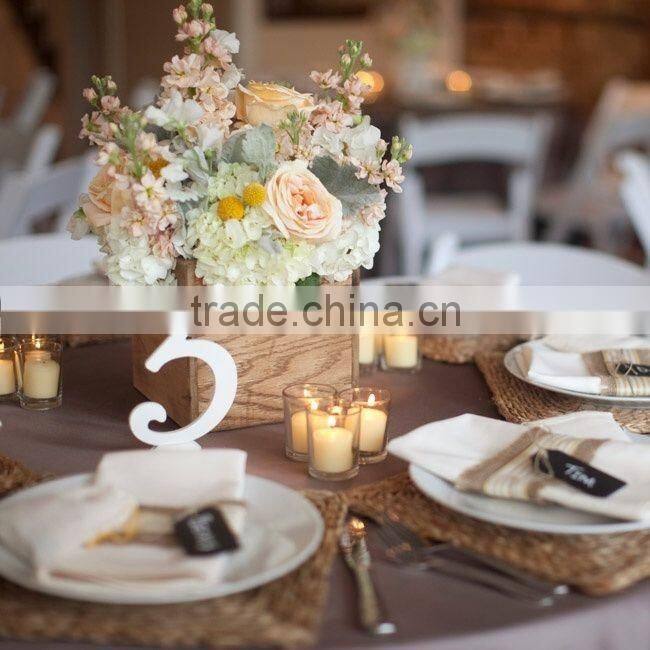 Wholesale wedding decoration table centerpiece wooden box wholesale