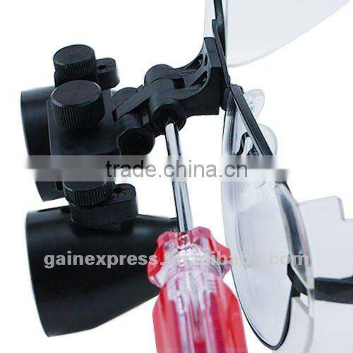 3.5x Magnification Dental Surgical Medical Binocular Loupe Dentistry 420mm Nickel Alloy Frame