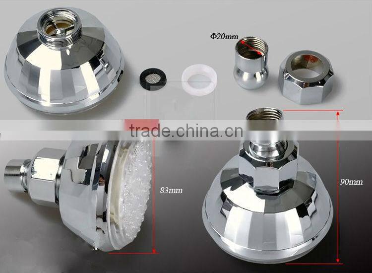 Adjustable Modle 7 Color Change LEDlight Bathroom Shower Head Faucet