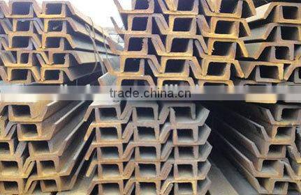 Inclined stainless steel channel