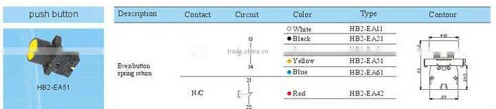 Wholsale Momentary push button switch/push button cord switch/push button starter switch with high quality