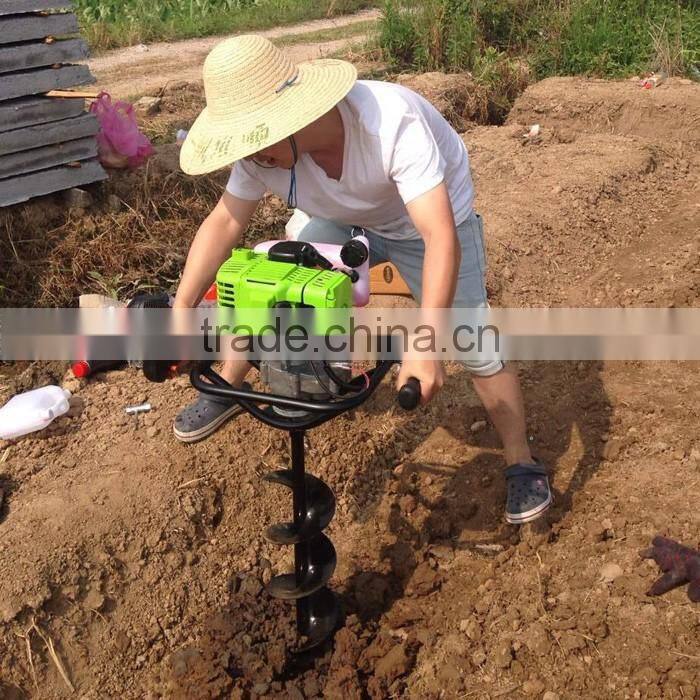 52cc 2.2kw hot sale earth auger with drill bits