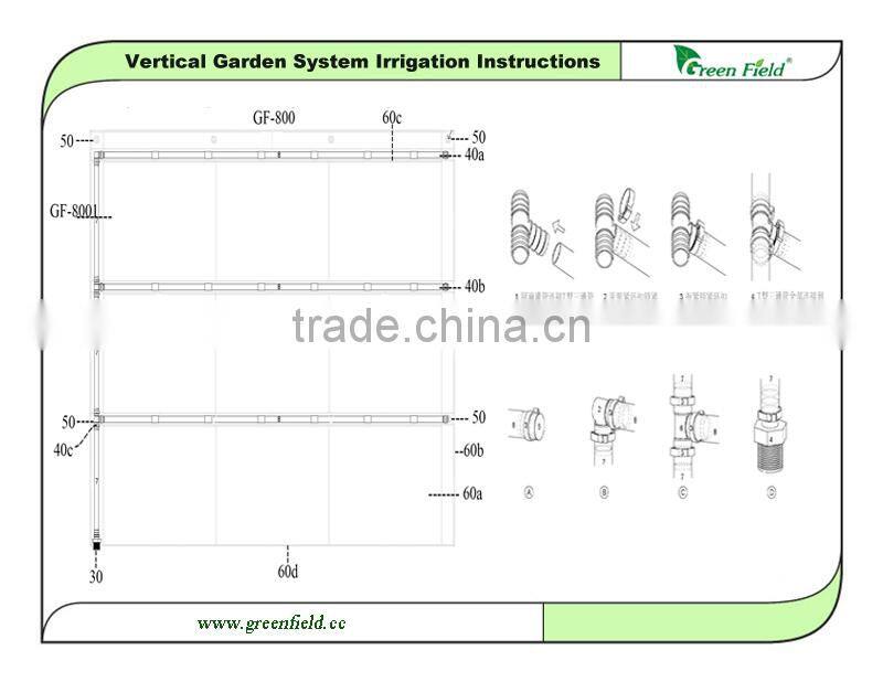 Greenfield living wall planter